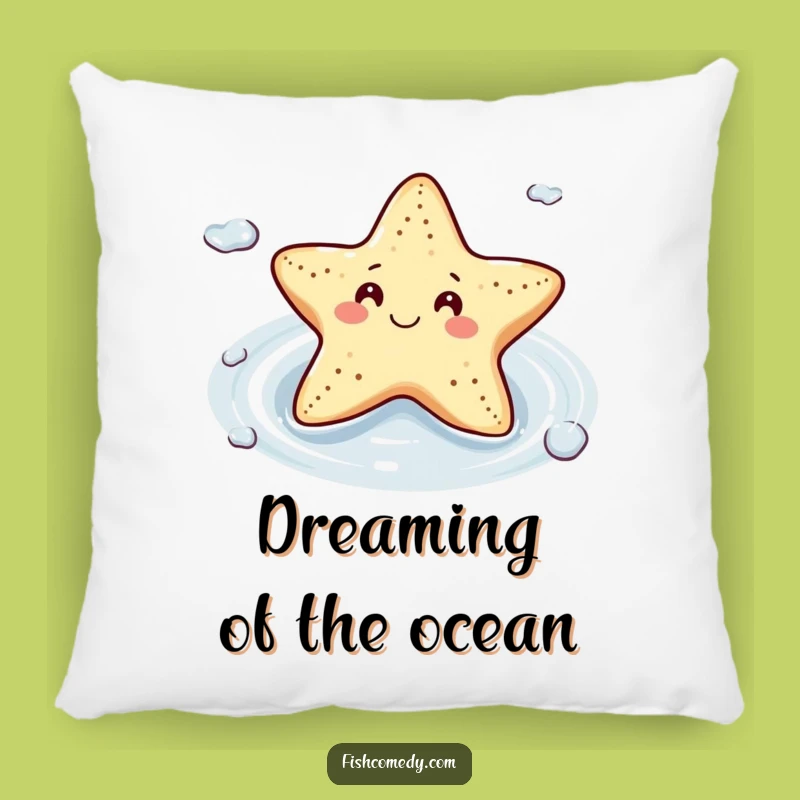 Funny Starfish Pillow: Content Floating, Cozy Relaxation, Adorable Funny Gift